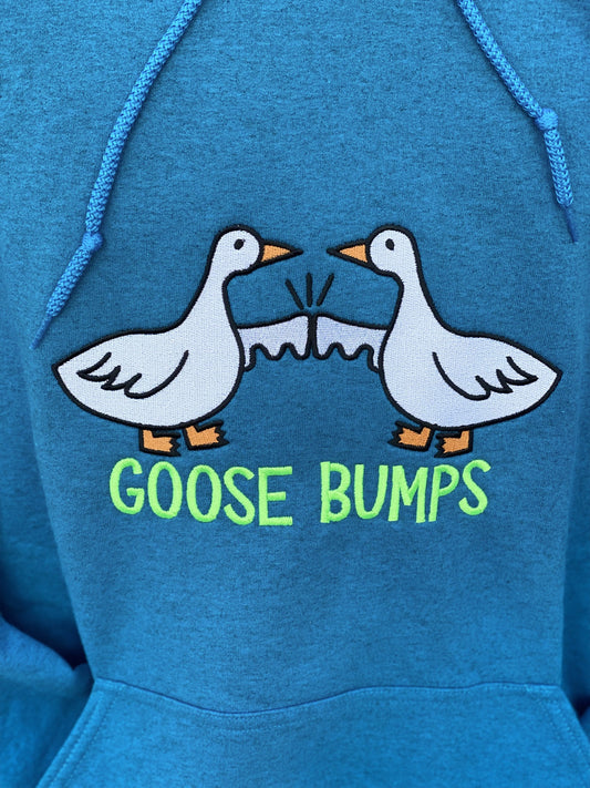Goose Bumps Embroidered Hoodie