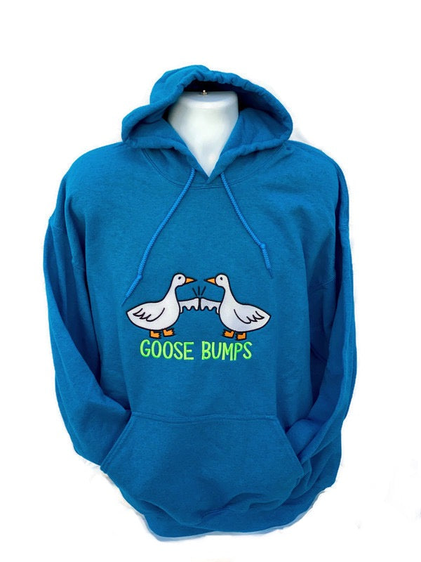 Goose Bumps Embroidered Hoodie