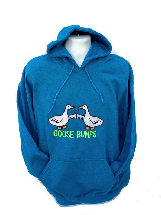 Goose Bumps Embroidered Hoodie
